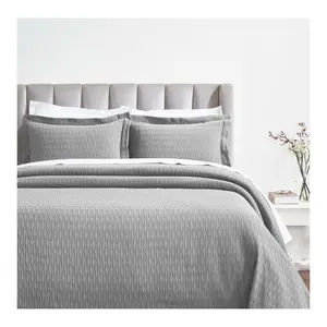 Superior Calvert Cotton Geometric Bedspread & Sham Set, Full