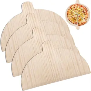 Durable Wooden Pizza Peel Set, Ideal for Homemade Pizza & Artisan Bread Making, Includes Pizza Shovel, Flammkuchen Board & Bread Baking Paddle