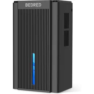Dehumidifier 95OZ 1000 Sq.Ft Quiet Dehumidifier for Home with Auto Shut Off & 7 Color Ambient Light, Ideal for Livingroom Bedroom Basement Black