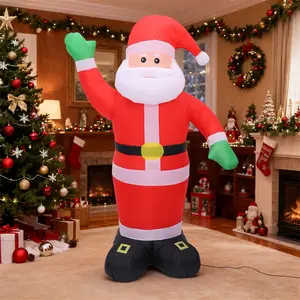 Christmas Inflatable Santa Claus, 1.8m Christmas Atmosphere Decoration, Perfect Christmas Gift, Ideal for Party and Holiday Decorations