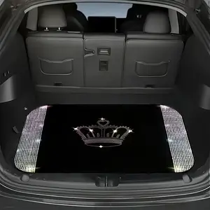 1pc car trunk mat, 2D graphic design, printing elements, elegant car interior, universal trunk protection mat for most cars, enhance the taste of car interior, birthday gift, holiday gift, universal for all seasons, Car Accessories