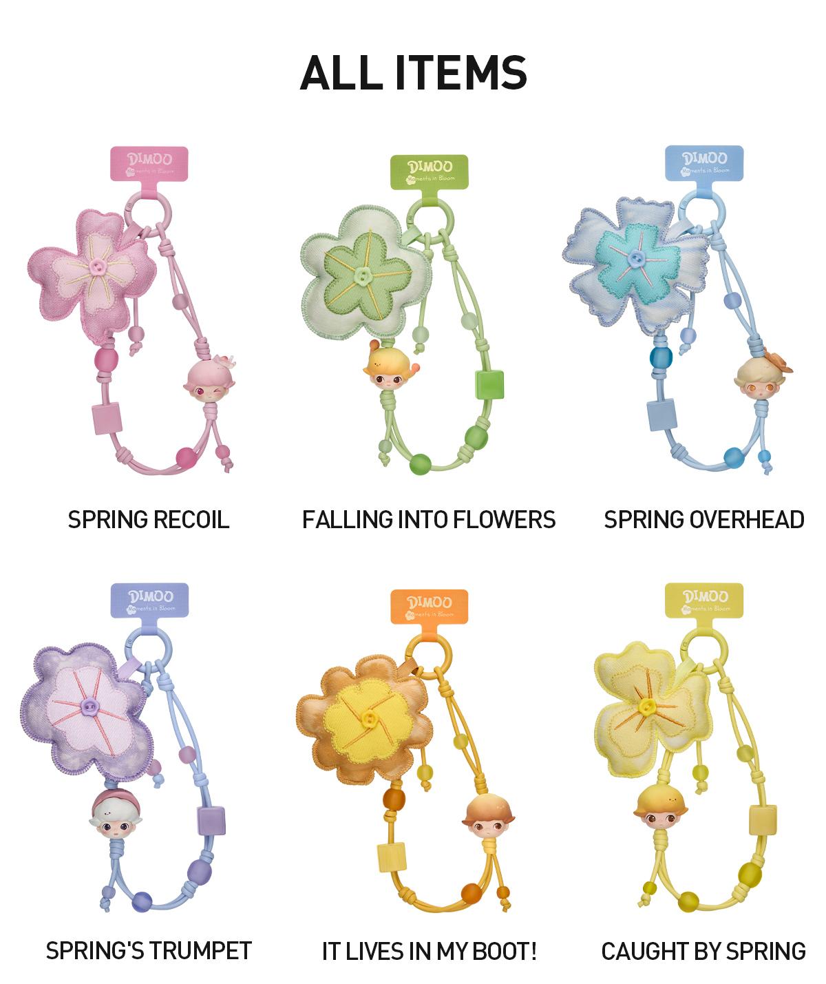 POP MART DIMOO Moments in Bloom Series-Decorative Charm Blind Box-4.0