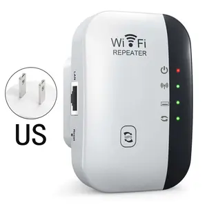Us Plug 300mbps Wireless WiFi Signal Booster, 2.4GHz Range Extender, 802.11n Standard, 4 LED Status Lights, Home Network Amplifier, WiFi Repeater Extender, WiFi Extenders
