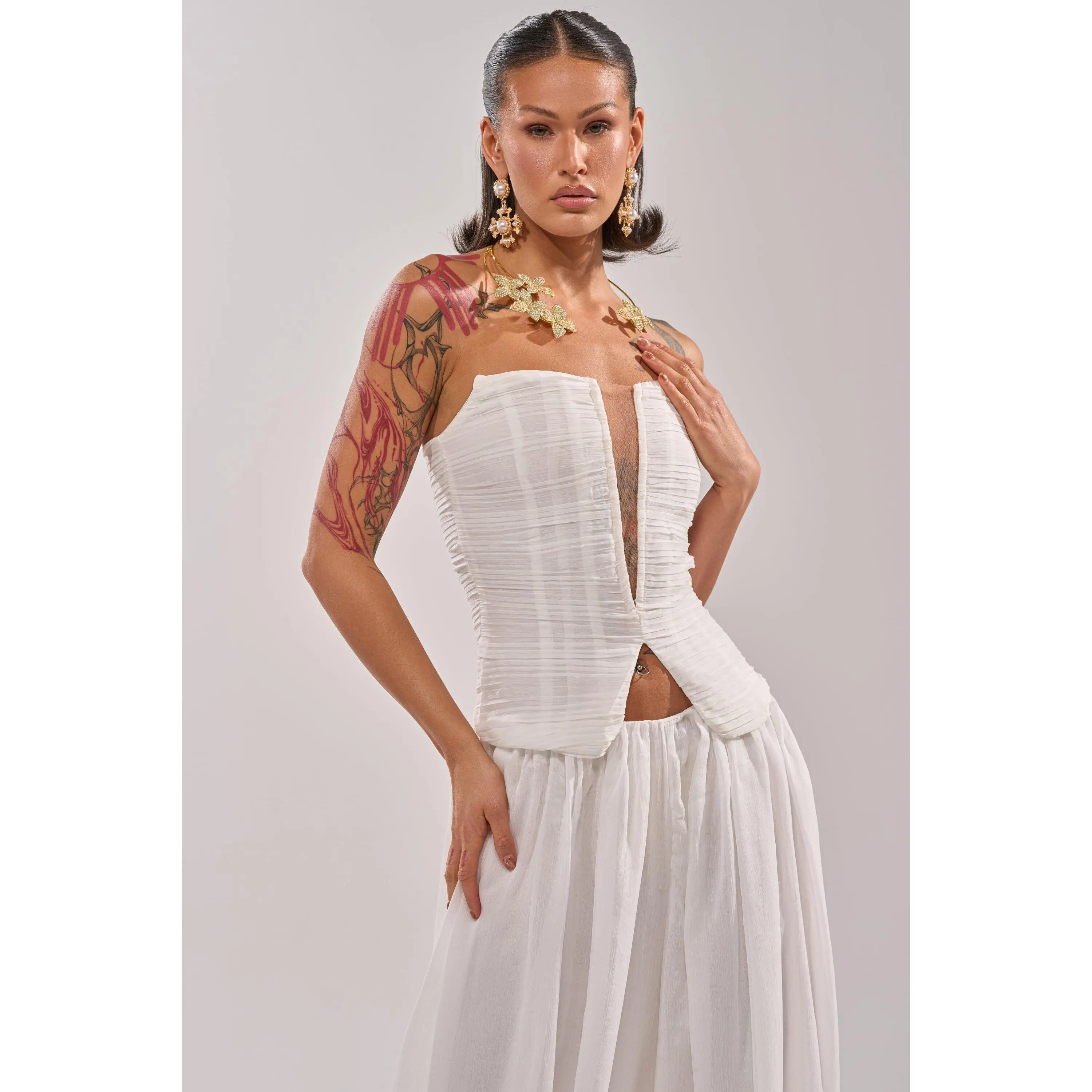 BEAUTIFUL NIGHT WHITE CORSET