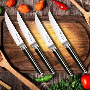 Bezia Steak Knife Set of 4 - Perfect for Cutting Steaks and More