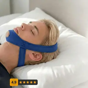Chin-Strap Support Forward-Oriented Jaw Posture While You Sleep