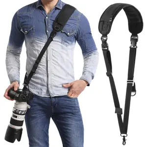 Rapid Camera  Strap with Quick Release and Safety Tether, Adjustable  Sling Strap for    Olympus DSLR - Black