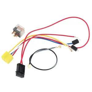 Universal 12V Air Horn Relay Wiring Harness Kit with Wires and Relay for Car Truck Vehicle