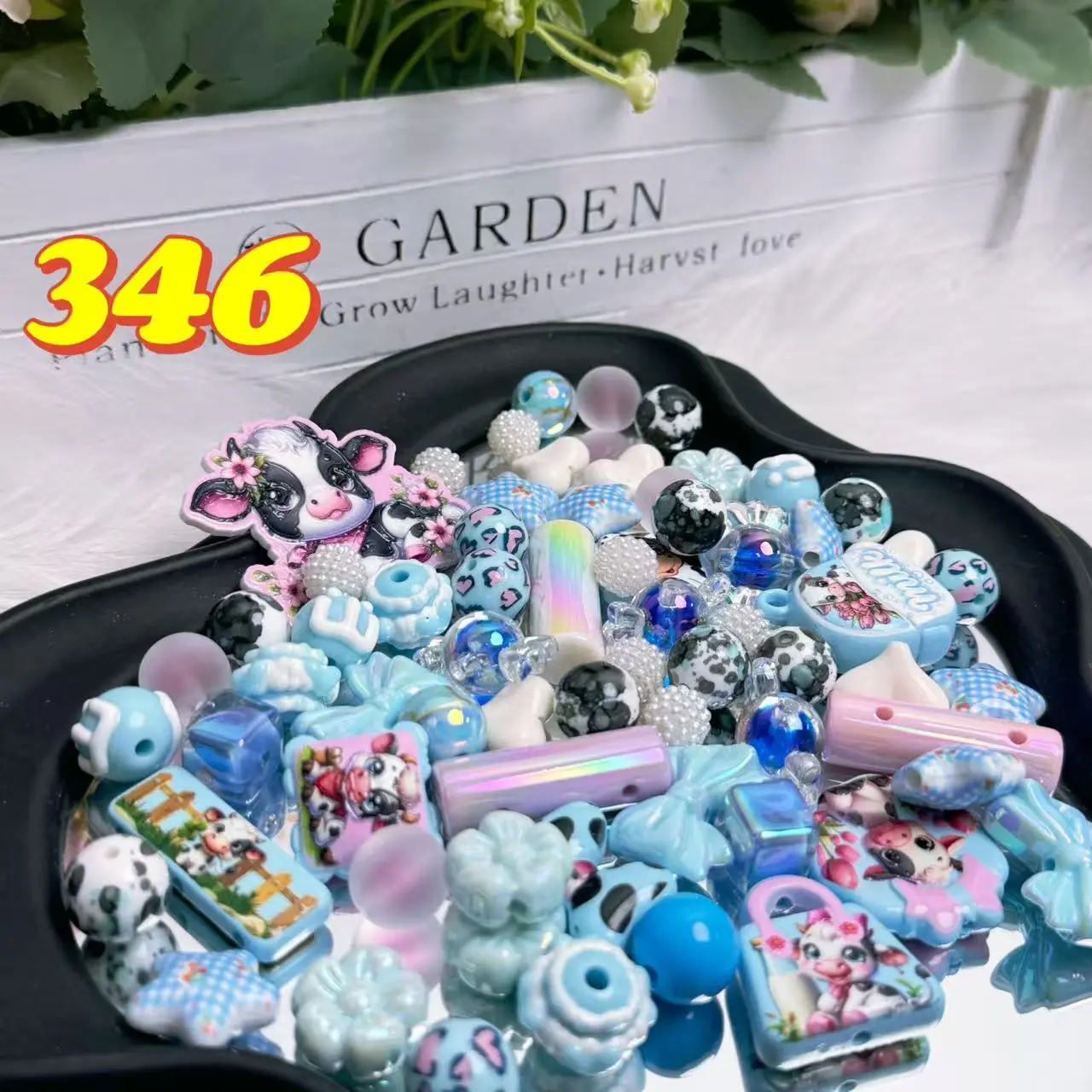 [Buy 2 Get 1] Rainbow-Daily New Arrivals |Acrylic Bead Mix for DIY Craft Beadable Pen Bracelets Phone Charms Necklaces Versatile Use