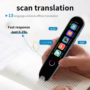 X12 Pro Multilingual Smart Translator Pen Offline Scan Translation Device with 1.98" Touchscreen for English Japanese Korean Study Travel