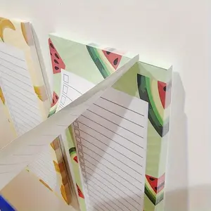 Magnetic Tear-Off Notepad, Small Notebook, 50 Sheets, Erasable & Reusable, Ideal for Grocery Lists, To-Do Lists, Notes