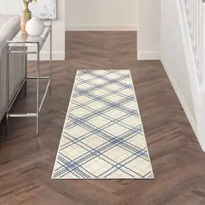 Nourison Jubilant Plaid Farmhouse Indoor Rug