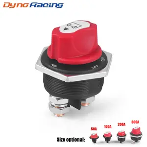 Car Battery Switch Parts, DC 12V Car Rally Racing Battery Switch, Disconnecter Power Isolator Cut Off Switch Kit for Vehicle Truck Car Motorcycle Boat