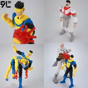 9L3D Printed Indomitable Hero Tech Jacker Lucky13 Action Figure Dummy13 Multi-Jointed Collectible Model Toy T13 Birthday Present