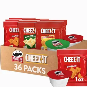 Pringles and Cheez-It Variety Pack, Lunch Snacks, Kids Snacks, Variety Pack (36 Count)