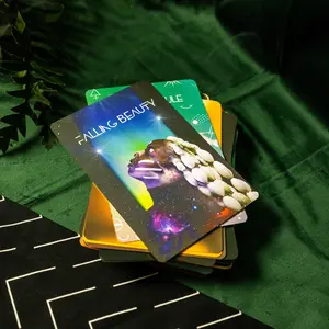 The Melanated Remedy - Affirmation Deck - 62 Cards - Gold Trim - Writing Prompts, Healing and Wellness Thoughtful Spiritual