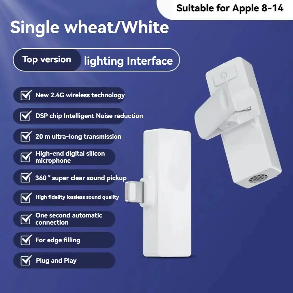 1 for ios【White】