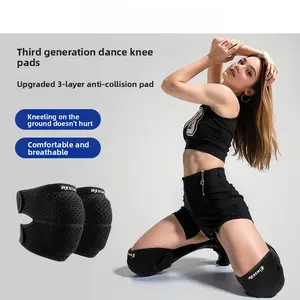 Outdoor Sports Running Knee Pads Motorcycle Riding Protective Gear Mountaineering Thickened Roller Skating Dance Fitness Anti-Collision Knee Pads