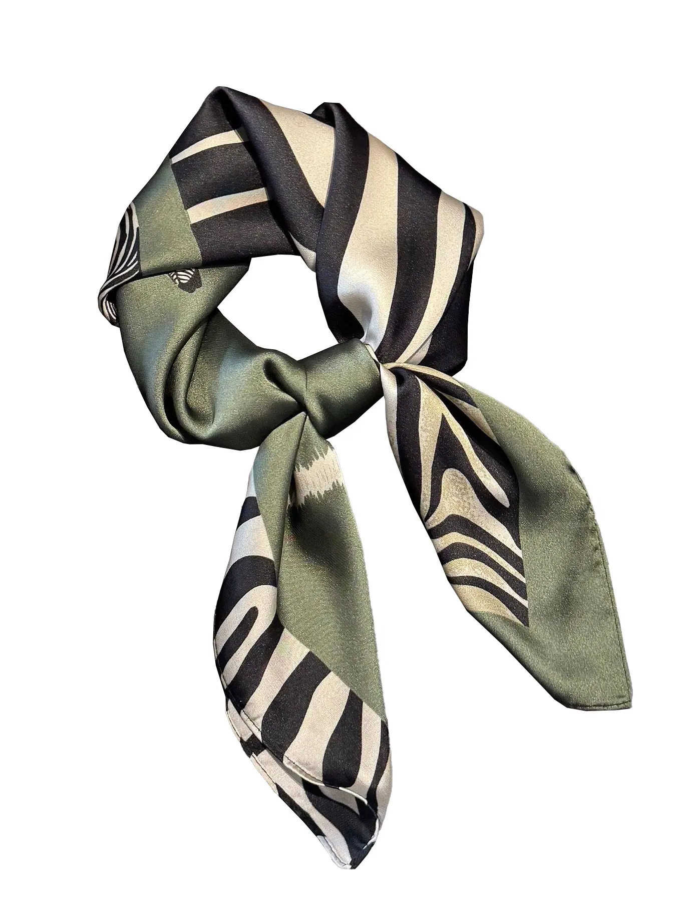 Women's Zebra Stripe Print Scarf, Neck Scarf, Shawl, Printed Polyester Scarf, Fashionable Soft Lightweight Scarf for Women & Girls, Casual Versatile Scarf for All Seasons