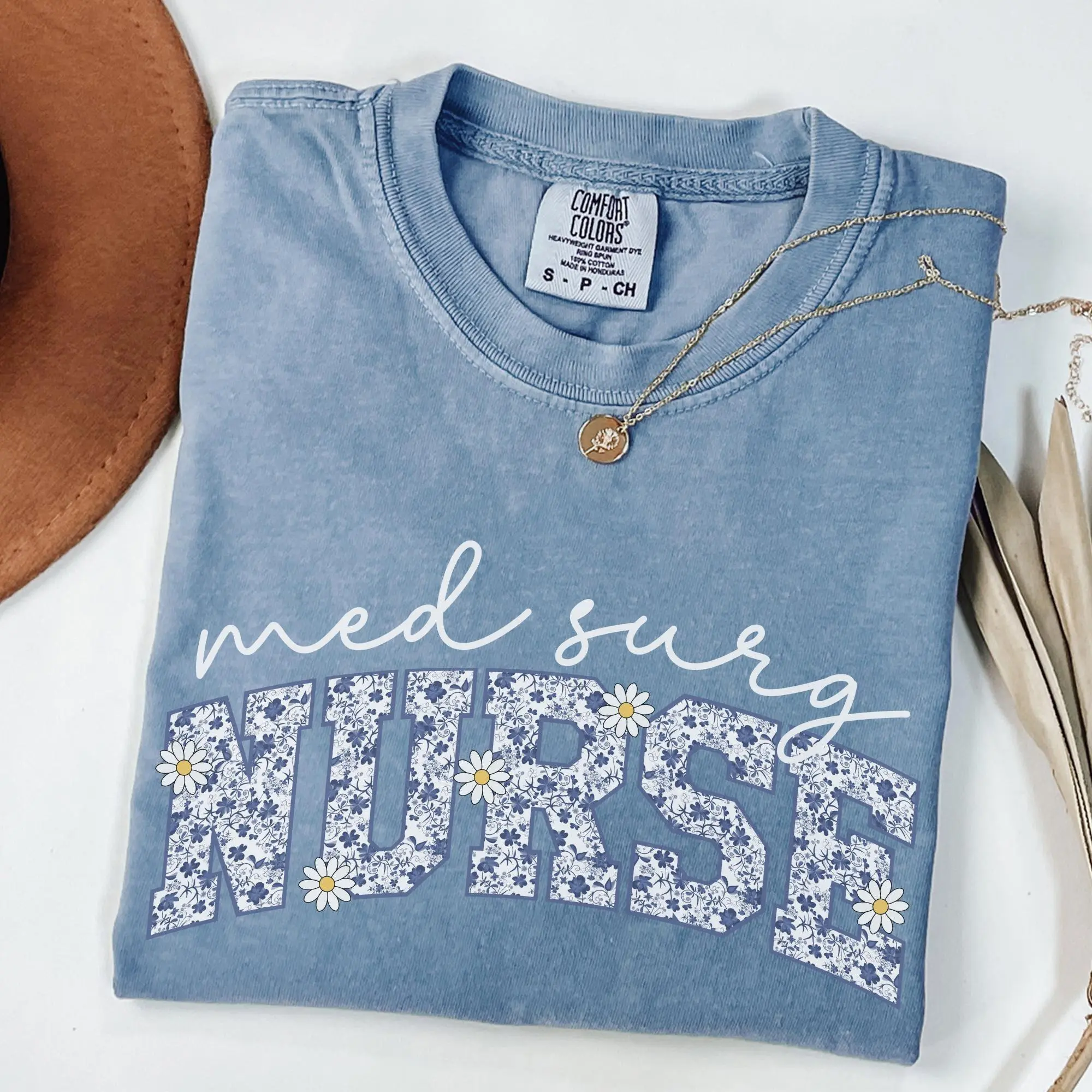 Comfort Colors Med Surg Nurse Shirt, Nurse Specialty Tee, Med Surg Nurse Tee, RN Shirt, Healthcare Worker Shirt, Nurse Gift Idea
