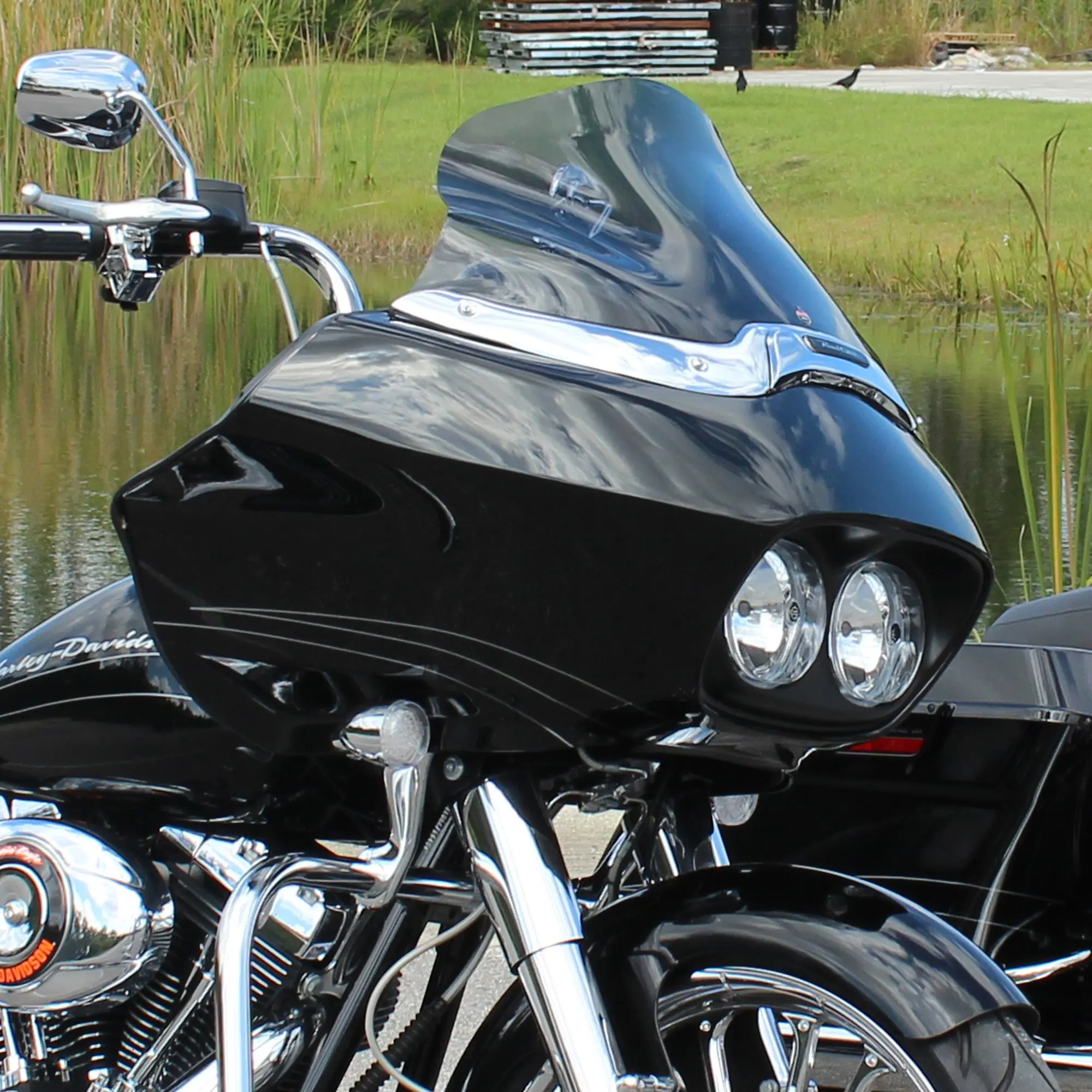 Flare™ Windshield for H-D 1998-2013 Road Glide