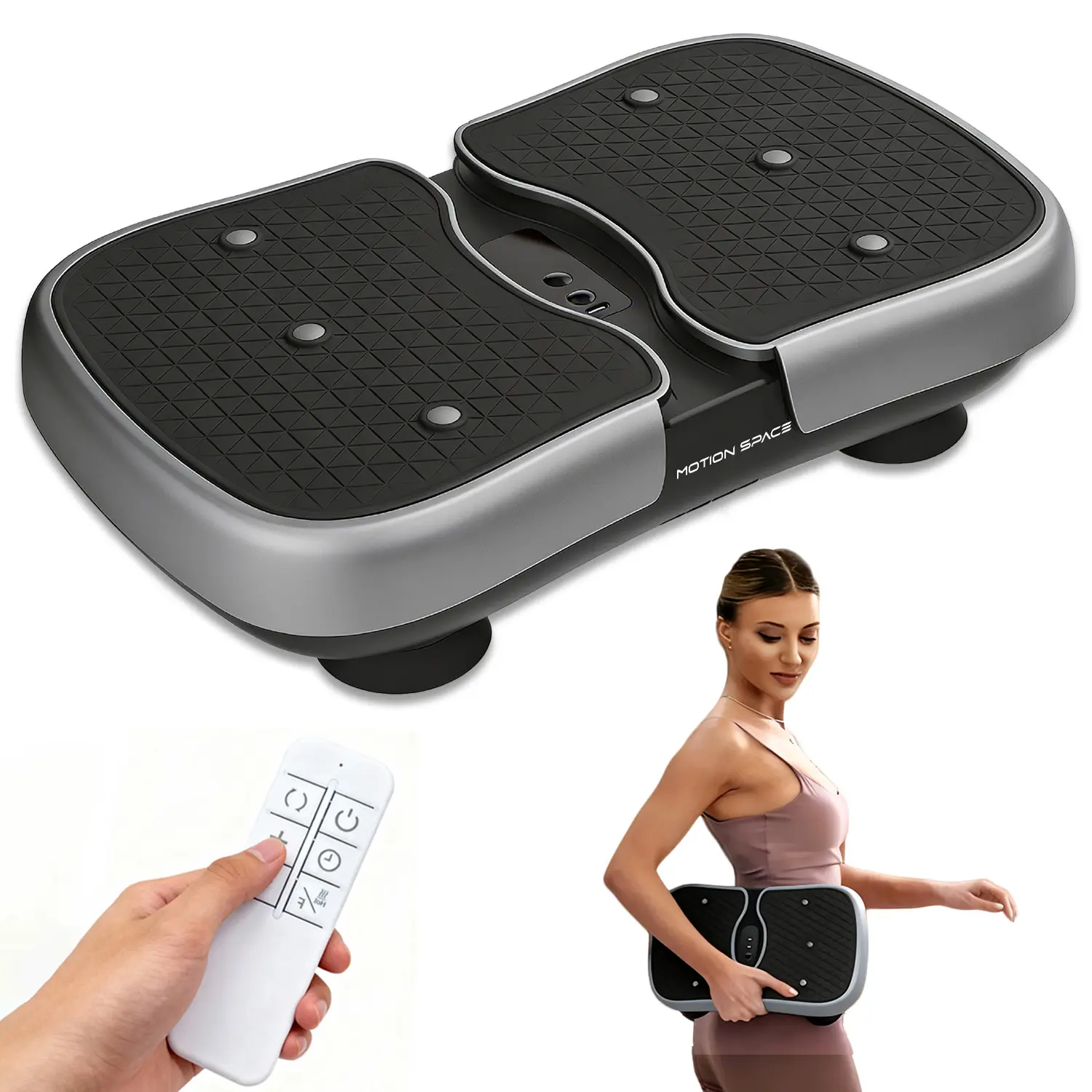 MOTION SPACE Vibration Plate Exercise Machine - Compact Full-Body Vibration Plates, 300LBS Capacity Home Gym Workout Trainer Equipment - TikTok Shop MOTION SPACE Vibration Plate Exercise Machine - Compact Full-Body Vibration Plates, 300LBS Capacity Home Gym Workout Trainer Equipment - TikTok Shop