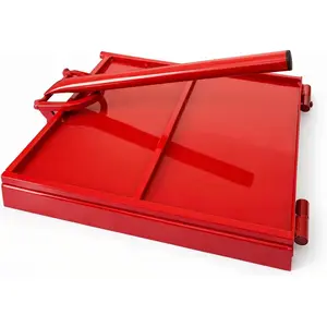 12" Commercial Steel Tortilla Press-Heavy Duty-Mexican Style Tortilla Maker-Red
