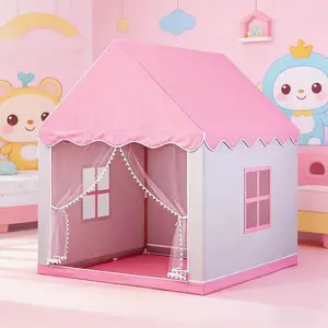 Fun Game Tent, Princess Fairy Tale Castle Playhouse, Portable Kids Toy House, Outdoor Party Decoration, Holiday Gift