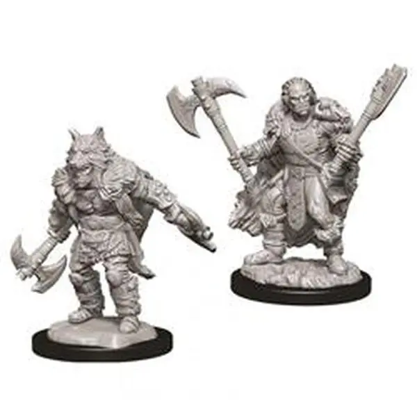 Dungeons & Dragons Nolzurs Marvelous Male Half Orc Barbarian W9 Miniature