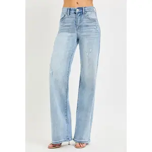 Risen Riley High Rise TC Wide Leg Jean