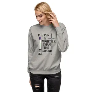 The Pen is Mightier Than the Sword – Zepbound Battalion Sweatshirt