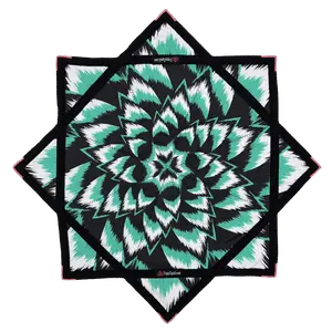 059.Teal & Pink Flower Flowstar 26"(Non-UV)