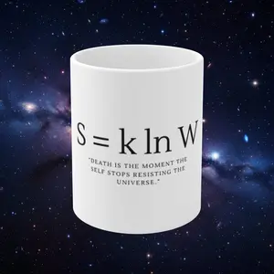 S = k ln W Equation Mug | Statistical Mechanics Thermodynamics Chemistry