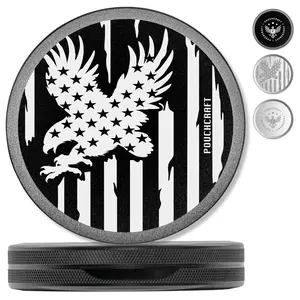 Premium Metal Storage Can - Laser Engraved Aluminum Tin, Metal Can, Portable EDC Container, Gift for Him, Travel-Friendly Organizer, 2-Piece, Slim