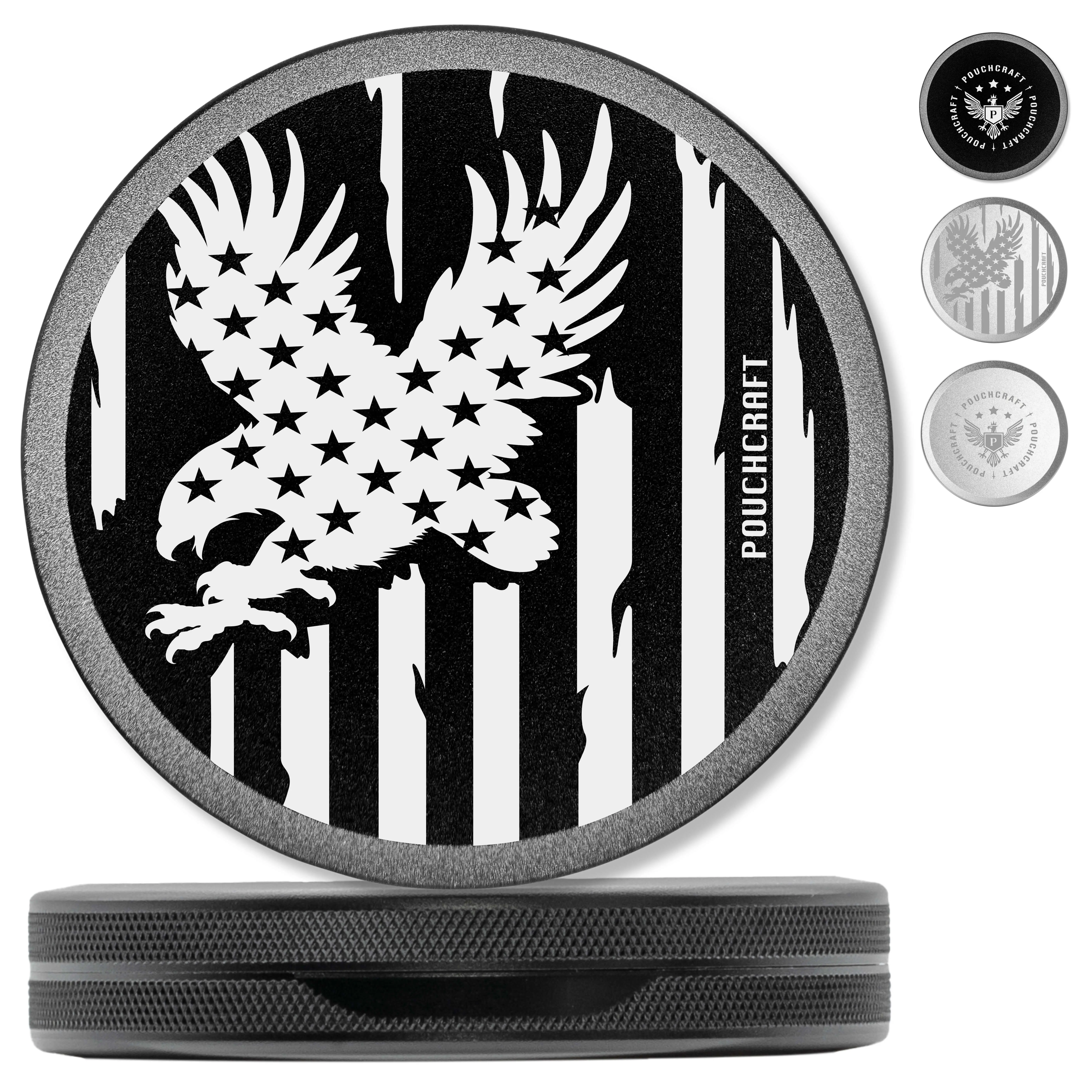 Premium Metal Storage Can - Laser Engraved Aluminum Tin, Metal Can, Portable EDC Container, Gift for Him, Travel-Friendly Organizer, 2-Piece, Slim