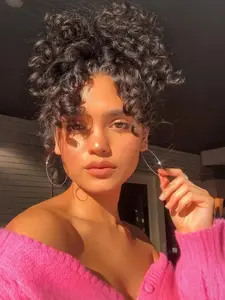 Natural Messy Bun Hair for Women, Synthetic Wavy Curly Loose Wave Bun Hair is Ponytail Extension with Elastic Drawstring,  Gorgeous Bun Perfect for Beginners Daily Wear &Party Use. (8 Inch)