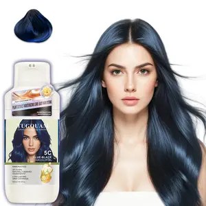 Quick-Acting Hair Dye Shampoo｜Blue-Black Hair Dye Herbal Ingredients｜Ammonia-Free Formula｜Long-Lasting Color｜Natural Hair Dye｜Hair Care Product ｜Instant Gray Hair Color Shampoo｜ Haircare shampo dark brown hair dye shampoo