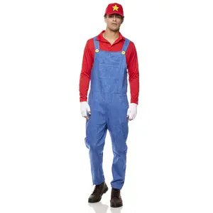 Forplay Women's Halloween Power Up 5-Piece Men's Video Game Character Costume