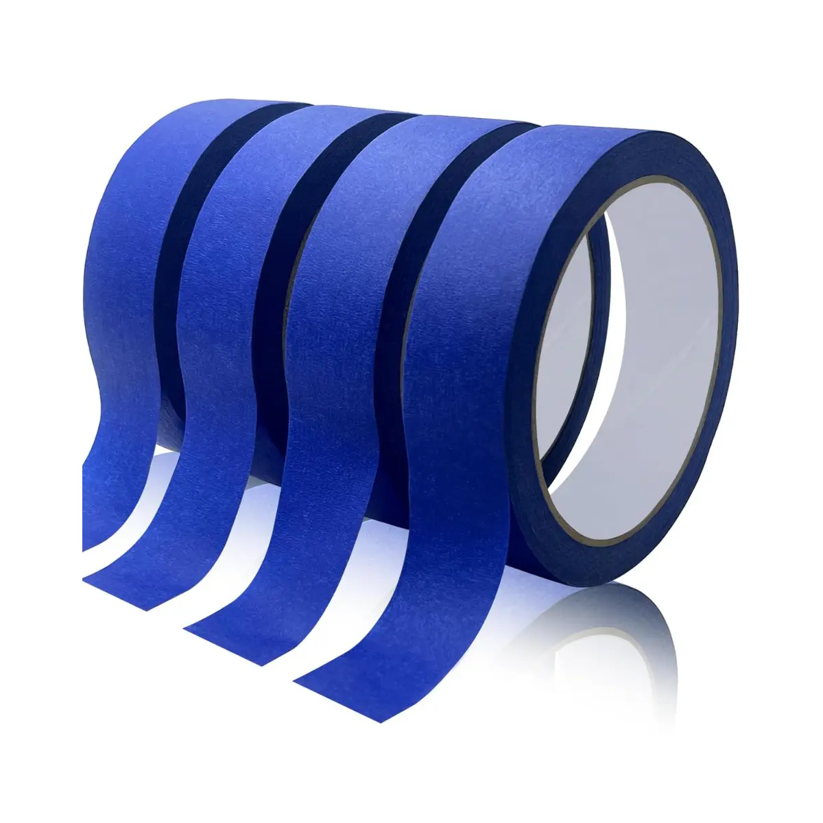 Blue Painter’s Tape 4 Rolls – No Residue Masking Tape for Painting