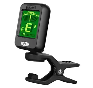 JOYO Clip on Tuner Digital Electronic Tuner for Guitar, Bass, Ukulele, Violin, Mandolin, Banjo Acoustics Calibration Tuner (JT-09)