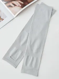 1 Pair of men's and women's all-season breathable ice sleeves - Extended long-sleeved arm guards for cycling and running, available in multiple colors (black, gray, skin tone, pink, light blue, light purple) - suitable for outdoor sp, Sports Sleeve