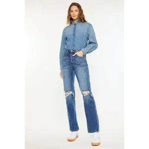 Kancan Ultra High Rise 90's Boyfriend Jeans