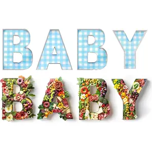 Pop Fizz Designs | Baby Birthday Charcuterie Fillable Letters |