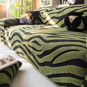 Winter Soft Plush Sofa Couch Covers, Sofa Couch Protector, Pet-Friendly Anti-Slip Cat Scratch Resistant, Odorless Durable Washable Reusable Furniture Protector