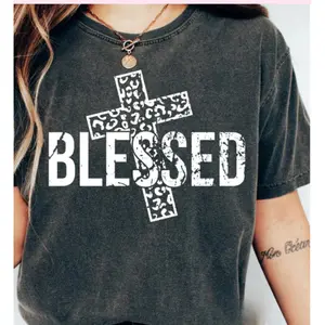 Blessed Screen Print Transfer