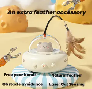 3-in-1 Pets CAT intelligent Teasing Toys - Ideal for Fun and Engagement in Pets, Includes Various Interactive Toys for indoor CAT＆Dogs Automatic