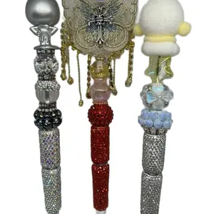 Beaded Pen with Rhinestone Barrel *Live Claim*