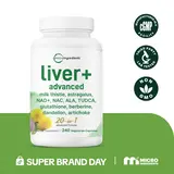 Micro Ingredients Liver+ Advanced, Veggie Capsules, 20-in-1 Advanced Support Complex