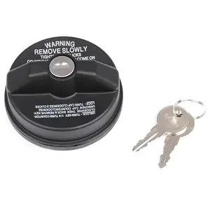 Fuel Tank Cap Replacement, Anti-theft Locking Gas Cap, Fuel Door, Lockable Fuel Tank Cover, Tank Trim Cover, Fuel Filler Protector with Lock Accessories
