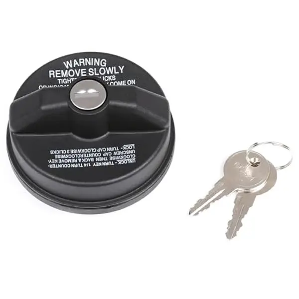 Fuel Tank Cap Replacement, Anti-theft Locking Gas Cap, Fuel Door, Lockable Fuel Tank Cover, Tank Trim Cover, Fuel Filler Protector with Lock Accessories